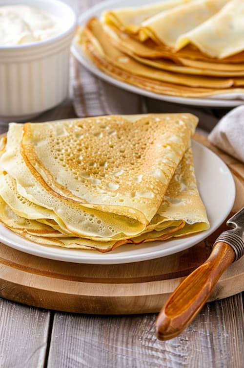 elaboración Cómo hacer crepes: ¡receta SIN huevo!