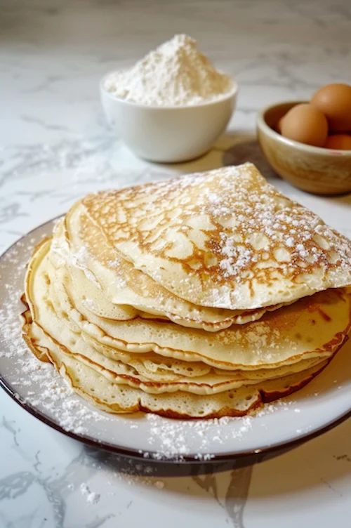 elaboración Crepes con harina de arroz