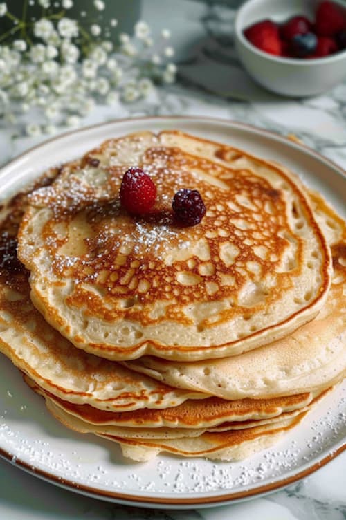 elaboración Crepes con harina de coco