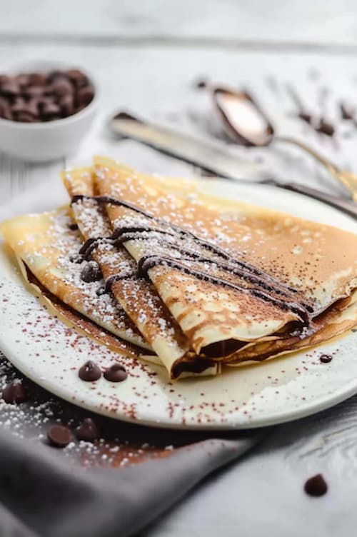 Crepes con nutella